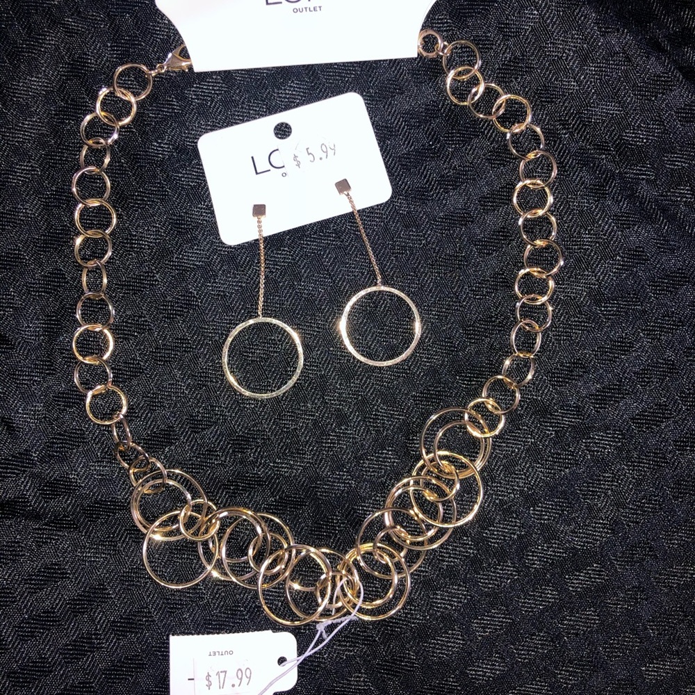 Ann Taylor Loft Necklace & earring set